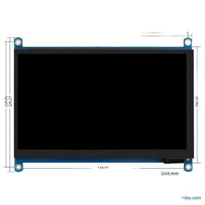 comprar 24 BIT RGB Raspberry PI TFT Display Display LCD 7 polegadas 1024x600 ODM OEM online manufacture