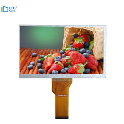 comprar 7 polegadas WVGA TFT LCD Display 800 * 480 Resolução 6 O'Clock Direção de visualização tela LCD online manufacture