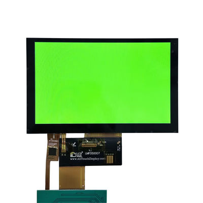 comprar IPS ângulo de visão Medical TFT Display 5 polegadas WVGA TFT LCD Display Com Interface RGB online manufacture