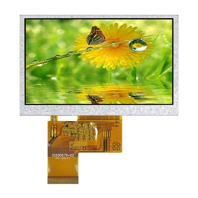 4.3 polegadas 24 BIT RGB Display LCD personalizado Transflectivo TouchScreen 1000nits