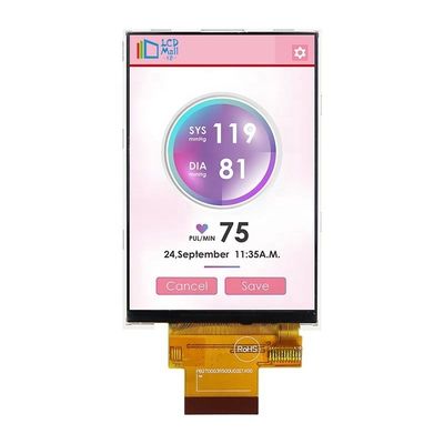 ODM OEM 1-30 polegadas de tela sensível ao toque TFT LCD Painel de exibição Pixel Pitch 0.111 * 0.111mm