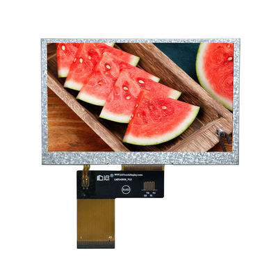4.3 polegadas 480 * RGB * 272 TFT LCD Display com Interfaces RGB FPC Connector e 40PIN Pin de Conexão