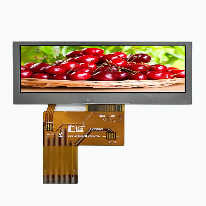 Módulo LCD transmissor RGB TFT 480x128 com tela WQVGA de 3,9 polegadas e luz de fundo LED de 10 chips 0
