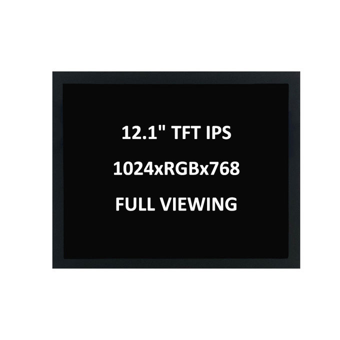 Módulo de Display LCD de 12,1 polegadas personalizável com Resolução 1024 * 768 e Interface LVDS de 20 pin 2